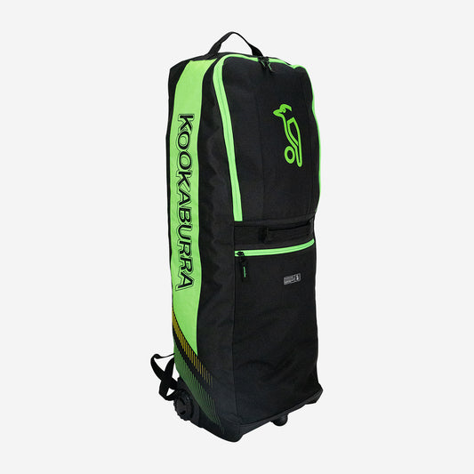 wd5000 Wheelie Duffle Bag - Black/Neon Green