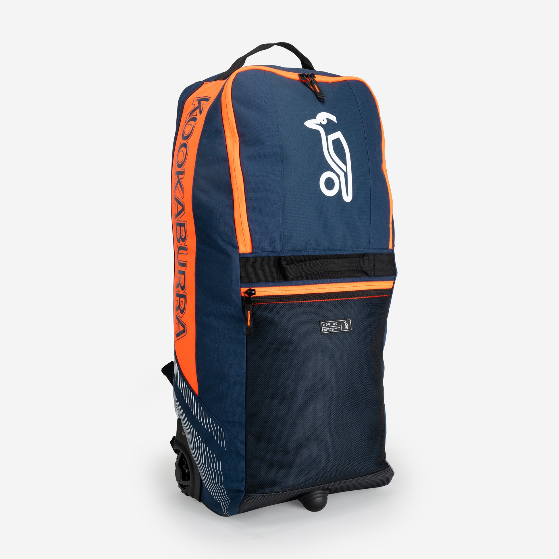 wd6000 Wheelie Duffle Bag - Navy/Orange